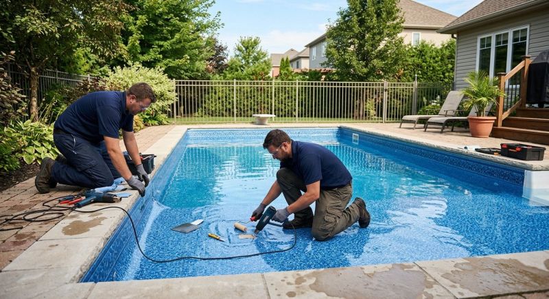Pool Liner Leak Repair