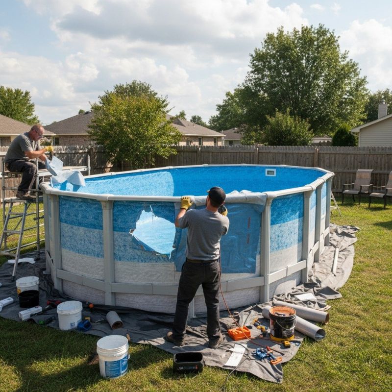 Pool Liner Leak Repair