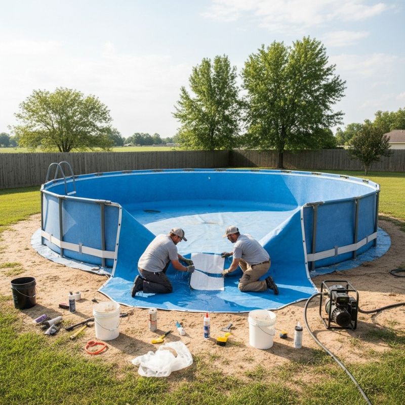 Pool Liner Leak Repair
